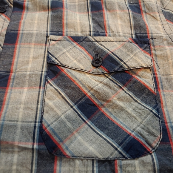 Micros Button down shirt Short Sleeve Men's - Picture 12 of 15